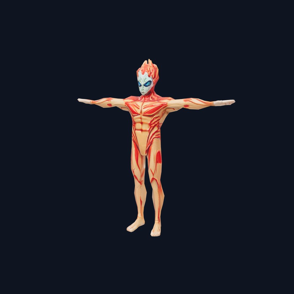 FlameElemental Character Model Pack